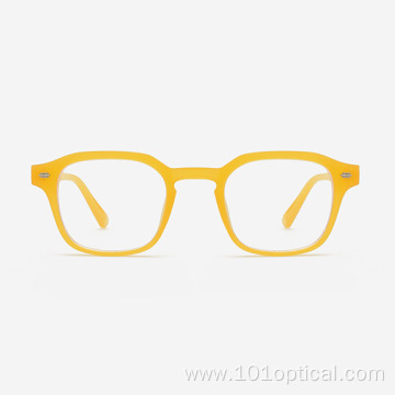 Rectangular PC or CP Unisex Blue Light Glasses